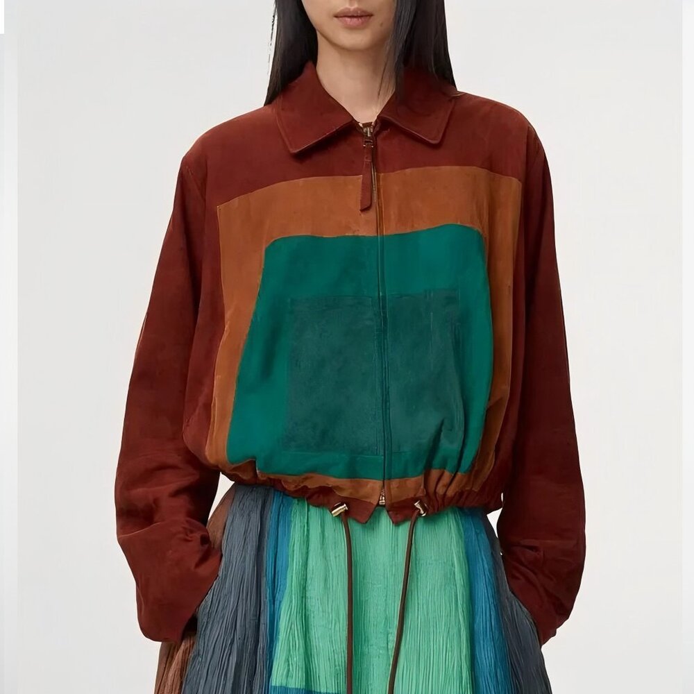 Loewe Suede Balloon Shirt Jacket